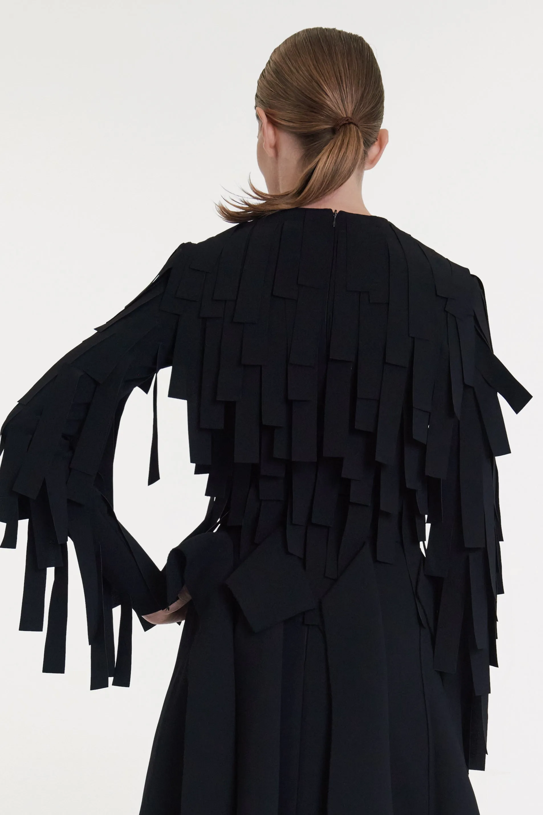 Multi Rectangle Longsleeve Top Black