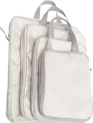NOLITOY Multi-function Suitcase Organizer Bags 4pcs Compression Packing Cubes Hanging Packing Cubes Zipper Closure for Travel