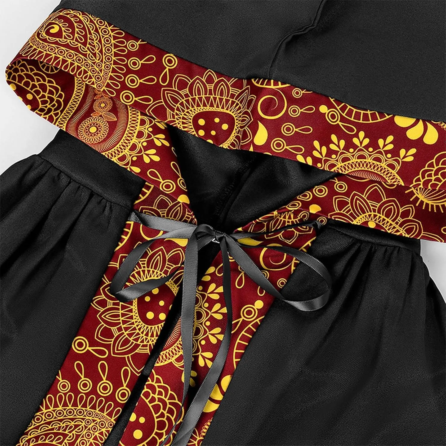 Owl's-Yard Halloween Hooded Cloaks Medieval Tie-up Long Cape Cosplay Costume for Men Women
