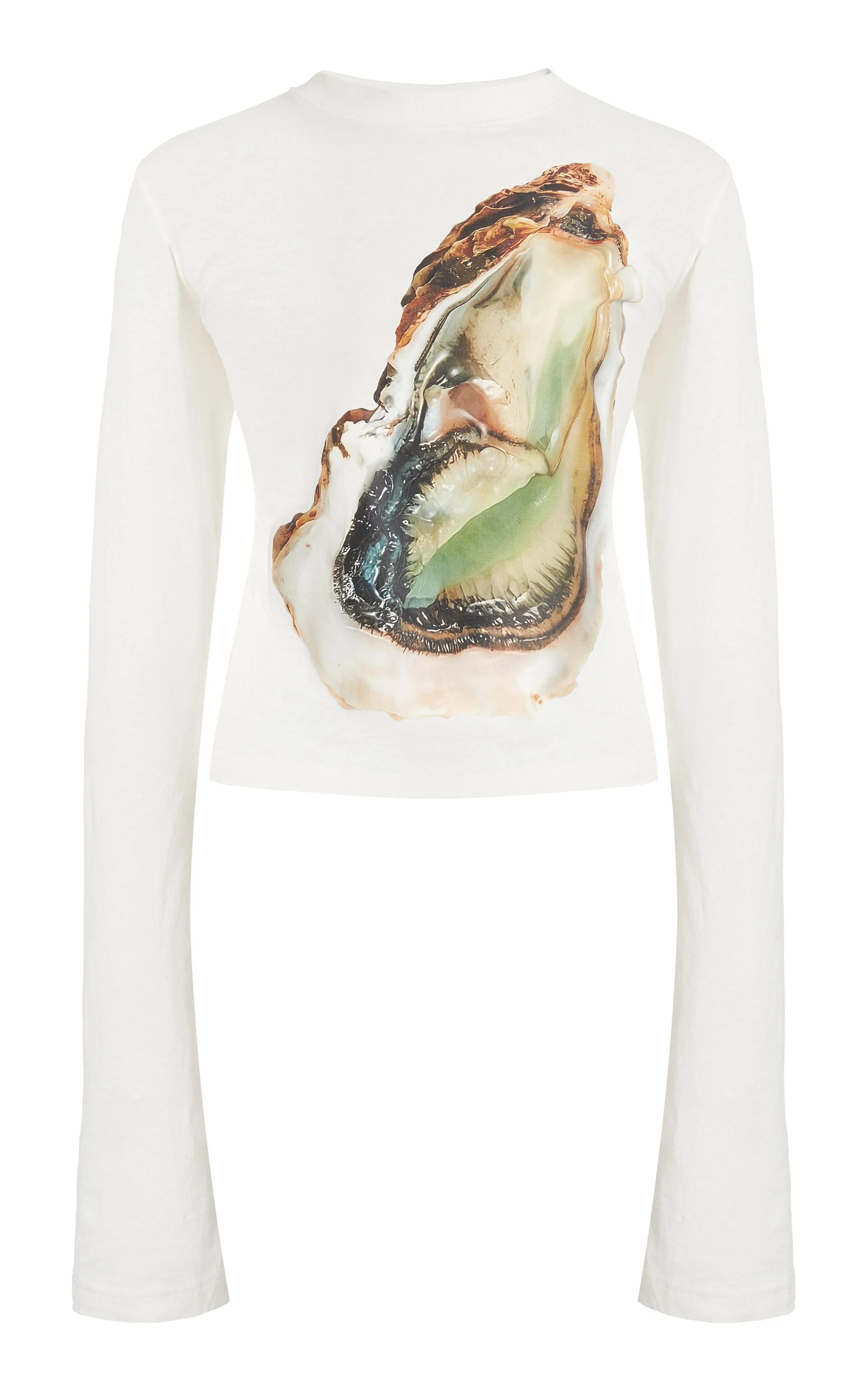 Oyster Long Sleeve Tee Off White
