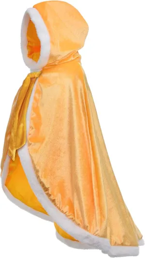 Party Chili Fur Princess Hooded Cape Cloaks Costume for Girls Dress Up