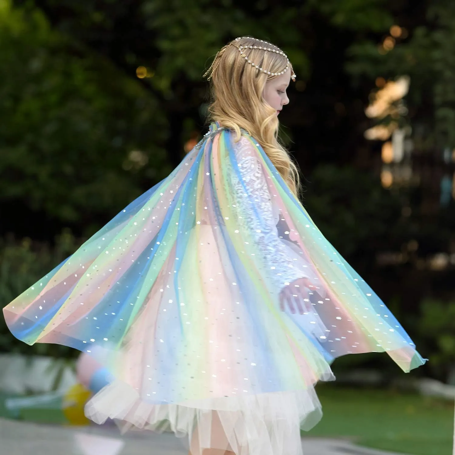 Party Chili Princess Cape Cloaks for Little Girls Dress Up