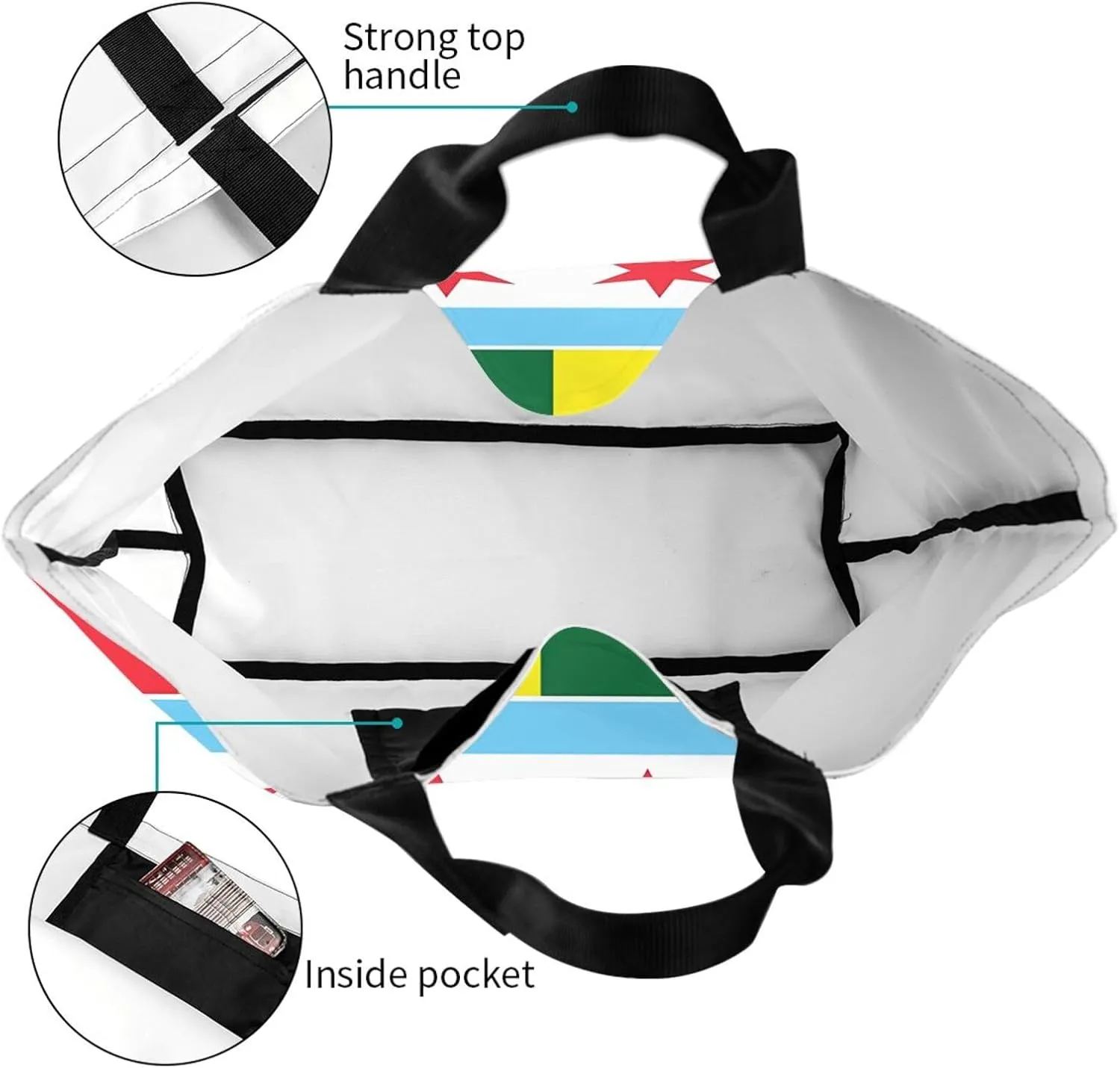 Philippine Sun Flag Women's Tote Bag Large Capacity Single Shoulder Bags Handbag for Shopping Work