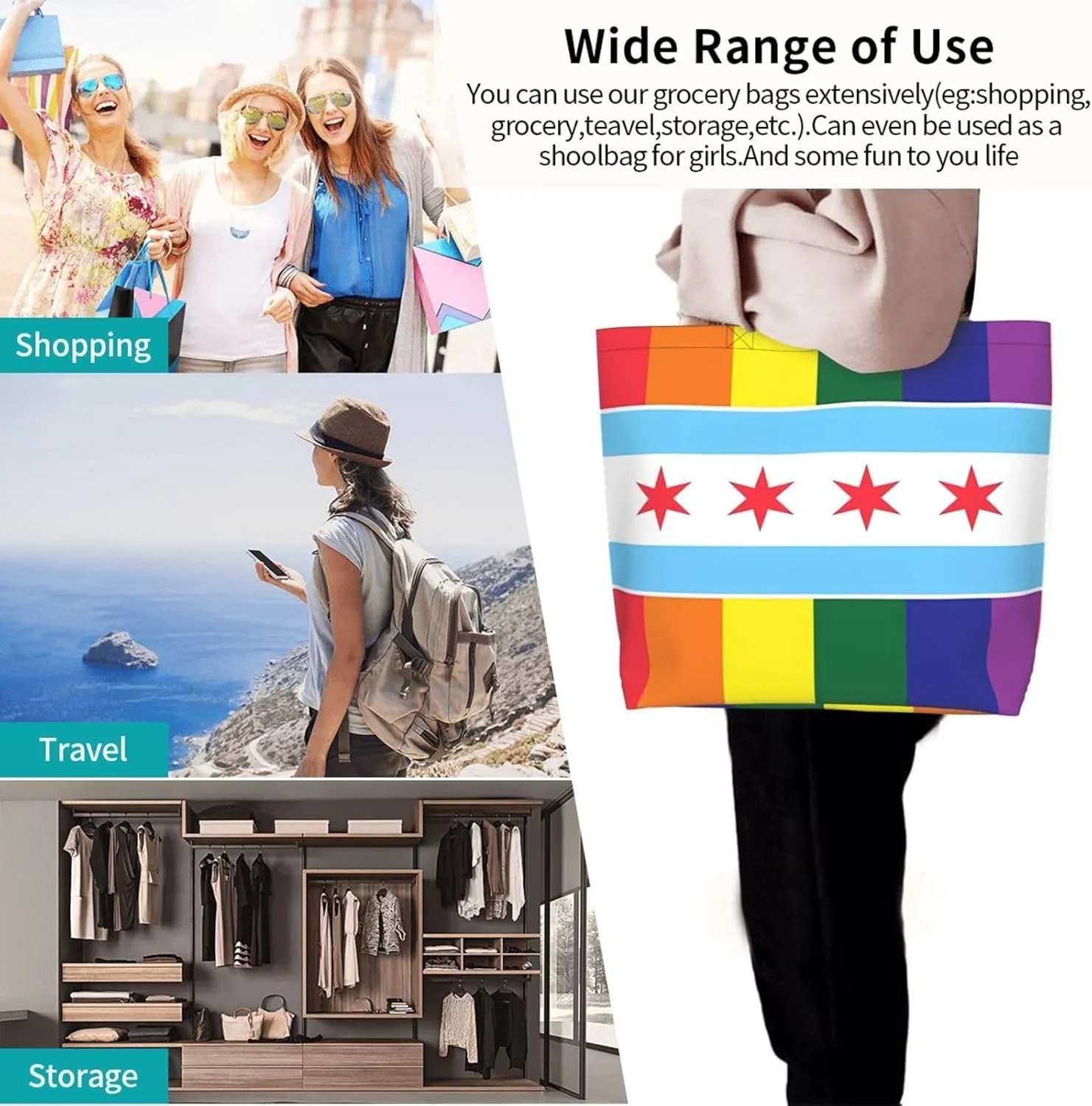 Philippine Sun Flag Women's Tote Bag Large Capacity Single Shoulder Bags Handbag for Shopping Work
