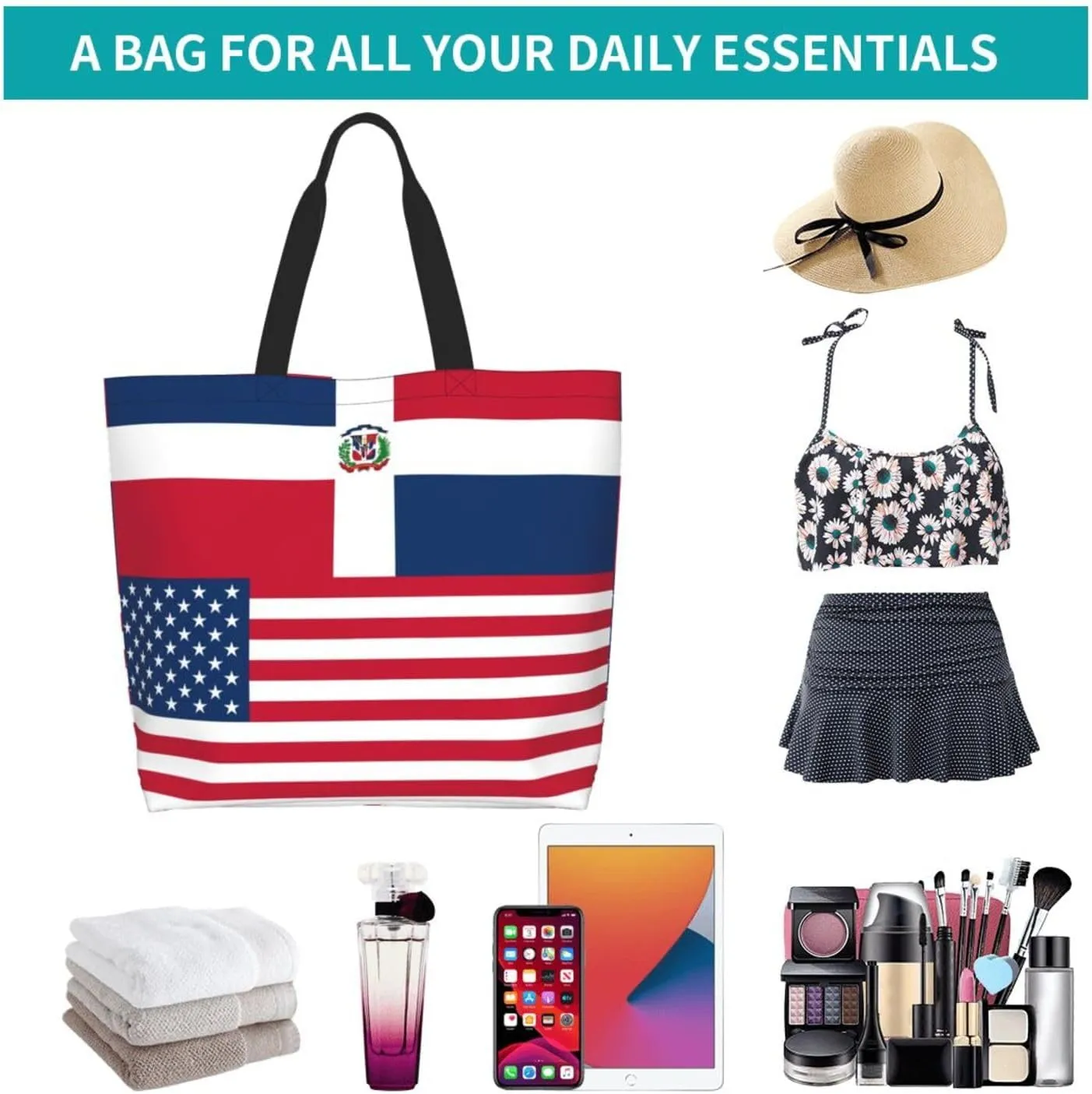 Philippine Sun Flag Women's Tote Bag Large Capacity Single Shoulder Bags Handbag for Shopping Work