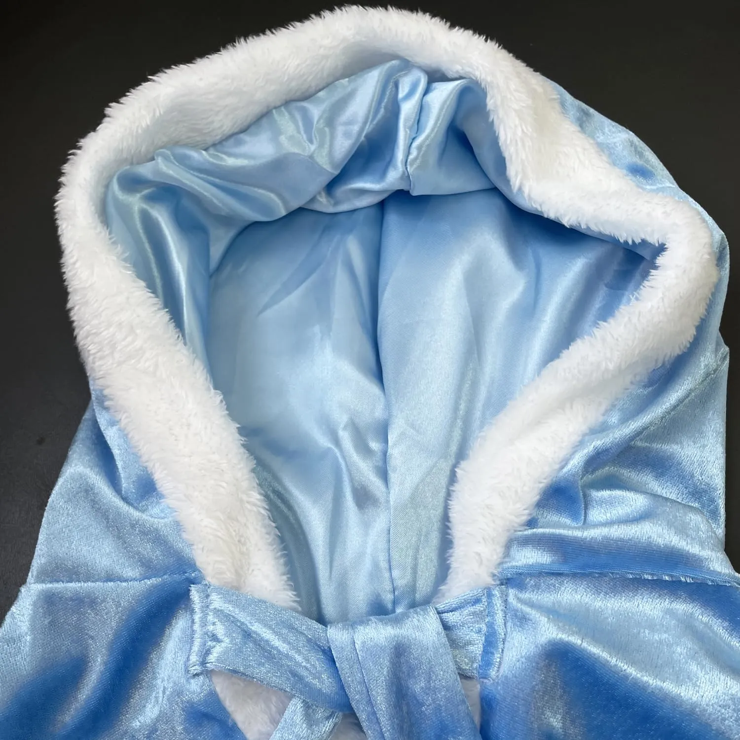 Princess Hooded Cape Cloaks Costume for Girls Dress Up Halloween Christmas Carnival Cosplay