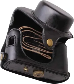 PU Leather Camera Case Bag Protective Bag with Shoulder Strap for Fujifilm X100V X100F X100T X100S X100