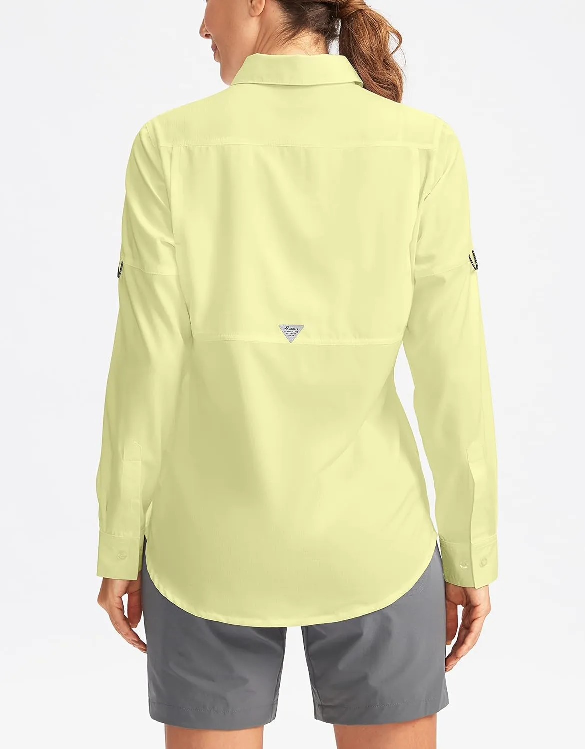 Pudolla Women's UPF 50  UV Sun Protection Shirts Long Sleeve Fishing Hiking Shirt Cool Lightweight Travel Safari Shirts