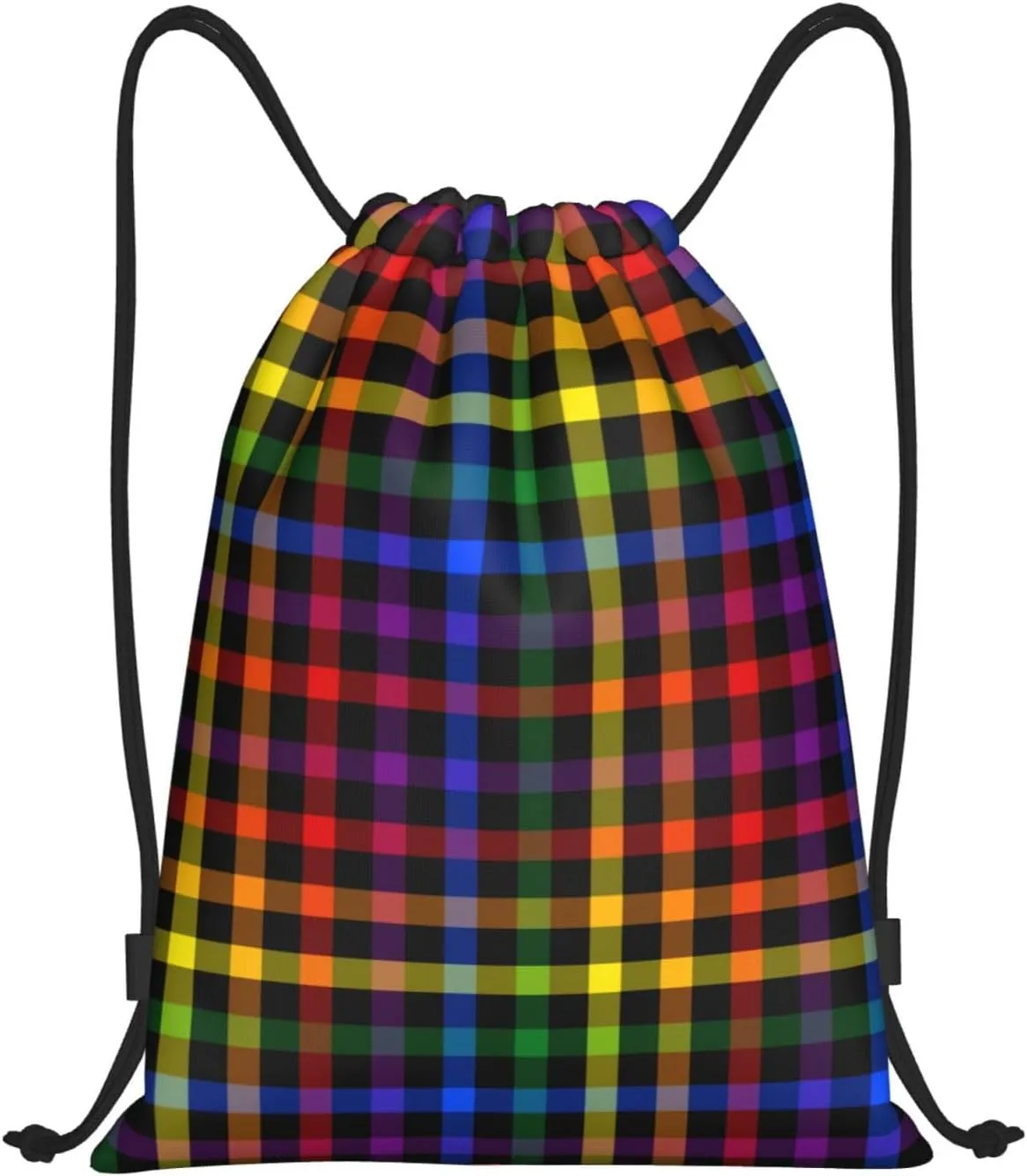 Rainbow LGBT Pride Gay Drawstring Bag Adjustable Bags Backpack for Women Men Sport Gym Beach Shopping Yoga