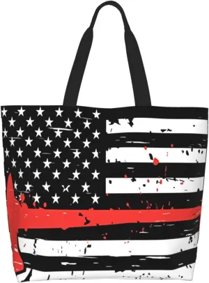 Red Pinks Candy Cane Swirling Women's Tote Bag Large Capacity Single Shoulder Bags Handbag for Shopping Work