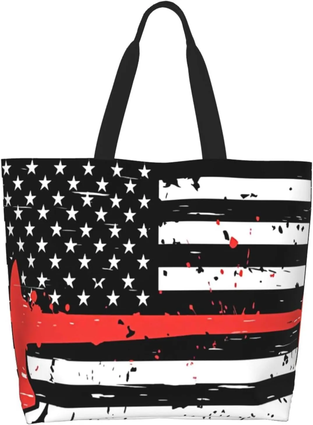 Red Pinks Candy Cane Swirling Women's Tote Bag Large Capacity Single Shoulder Bags Handbag for Shopping Work