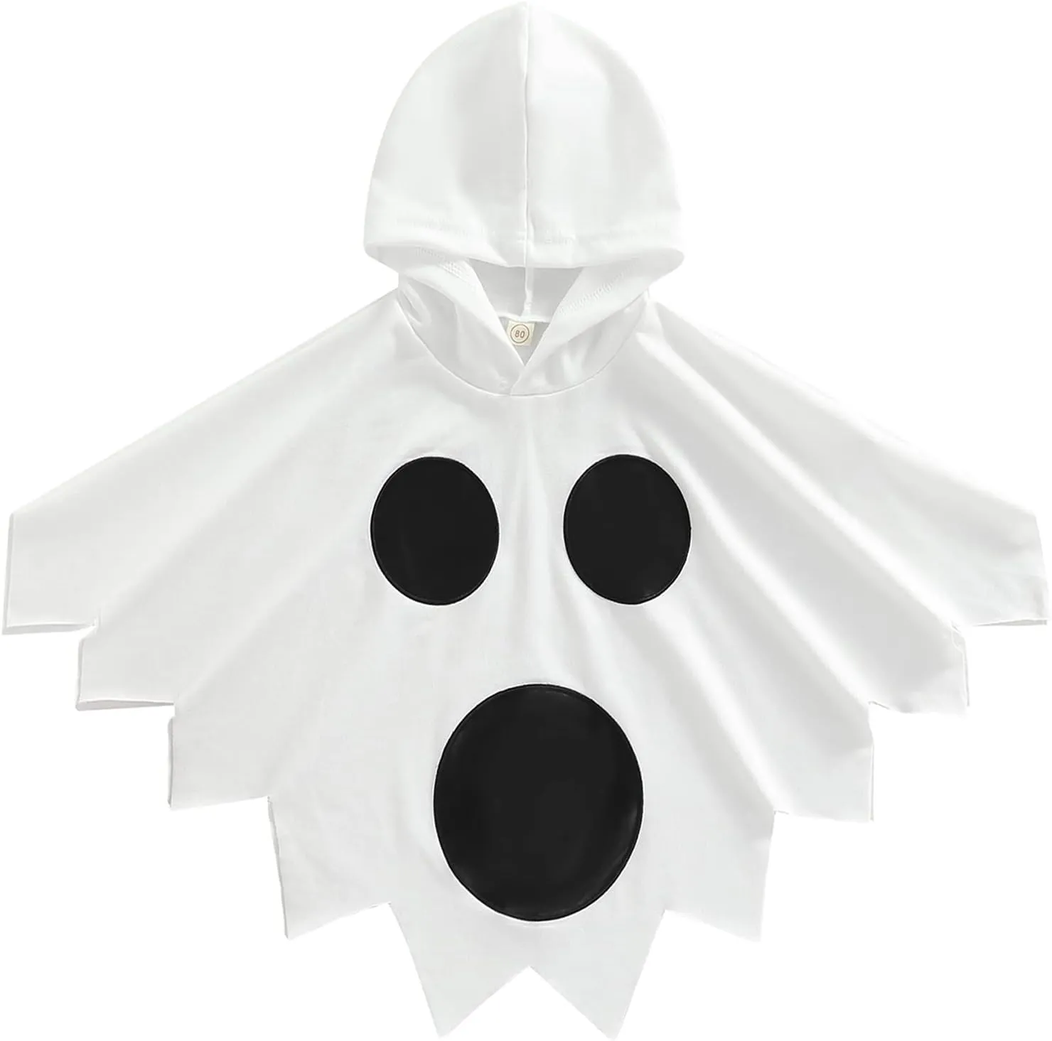 SAYOO Unisex Kid Girl Boy Christmas Hood Cape Cloak Costume with Evil Pumpkin Ghost Tassel Cosplay Fancy Dress Up Outfit