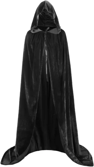 sensfun Halloween Unisex Hooded Robe Cloak Cape for Cosplay Costumes Party 59 inch