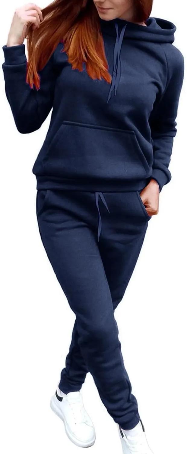 Sweatsuits Women 2 Piece Fall Outfits Hoodies Pants Set Lounge Jogger Track Suits Long Sleeve Casual Workout Sets