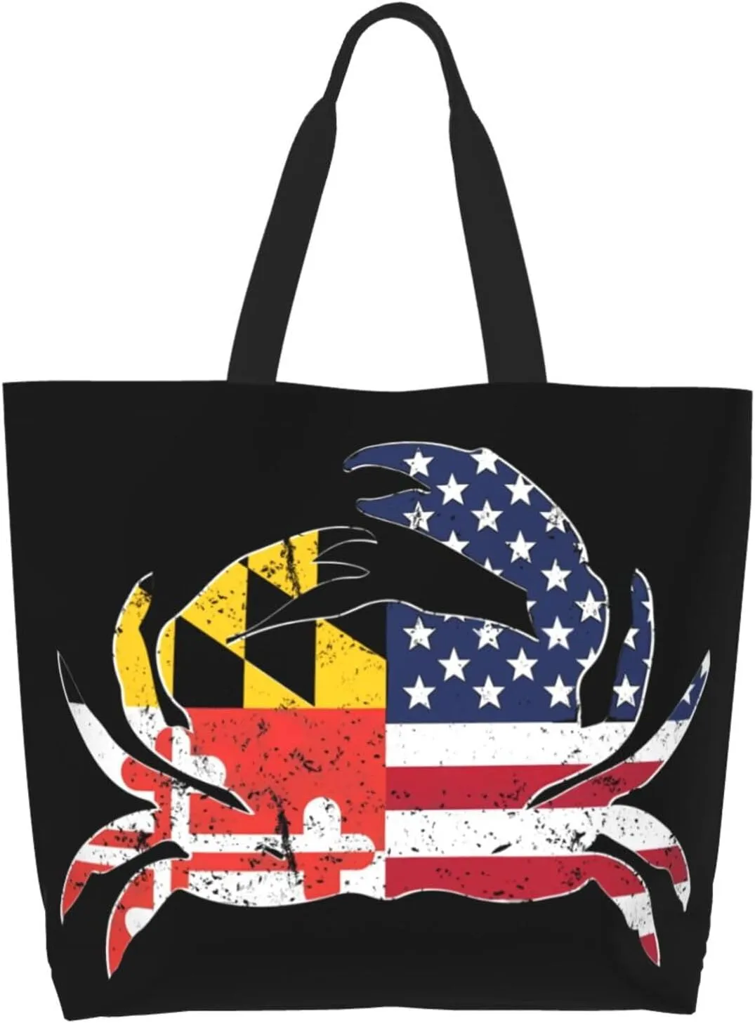 Swedish Sweden Flag Women's Tote Bag Large Capacity Single Shoulder Bags Handbag for Shopping Work