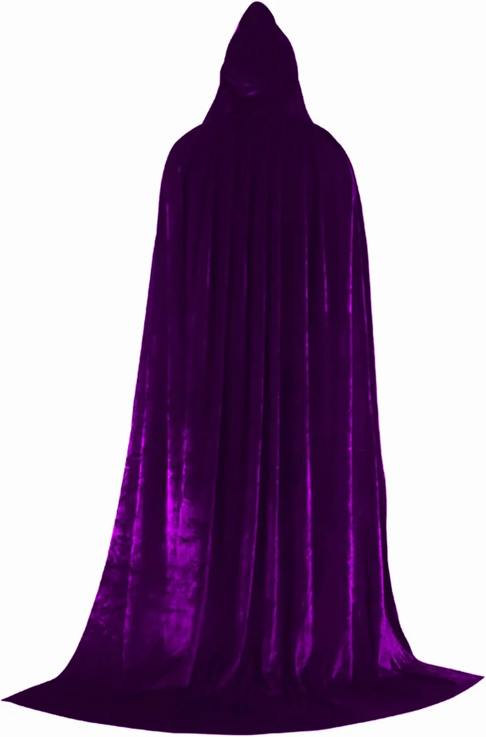 UTTPLL Velvet Kids Robe Halloween Christmas Cosplay Costumes Hooded Cloak Cape Unisex Boys Girls Wizard Party