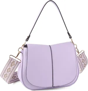 Vegan Leather Hobo Purses, Crossbody Bags for Women, Shoulder Handbags with Wide Strap