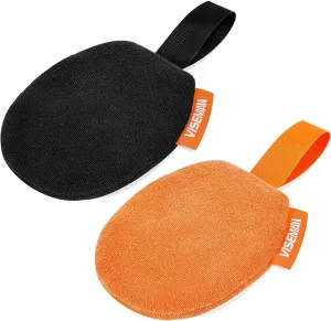 VISEMAN Bowling Grip Bag 2PCS, Microfiber Bowling Powder Bag, Hands Drying Bowling Grip Sack