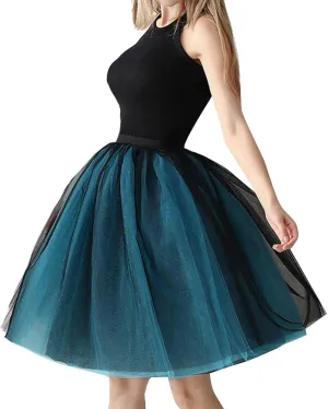 Women's Fashion A Line Pleated Skirt Midi Skirts for Women Womens Puffy Ballet Skirts Tutu Skirt Pleated Skirt