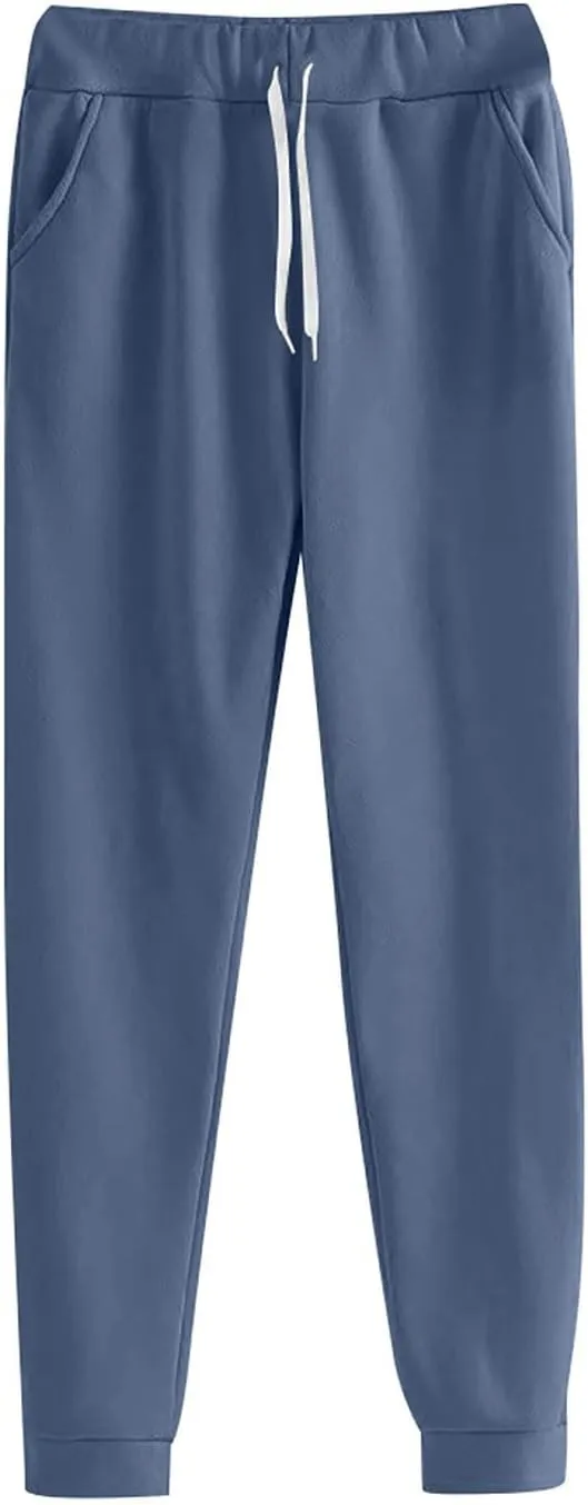 Womens Sweatsuits 2 Piece Set 2024 Oversized Hoodies Baggy Sweatpants With Pockets Fall Winter Y2K Lounge Tracksuit