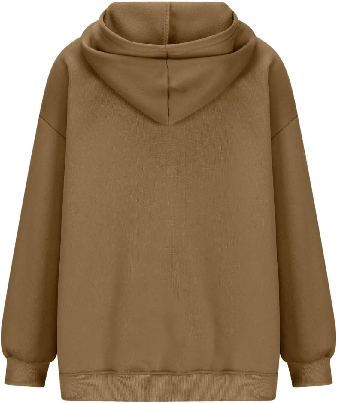 Womens Thick Oversized Pullover Hoodie with Front Pocket Casual Loose Fit Sweatshirt 2025 Fashion Fleece Sweater Tuinc