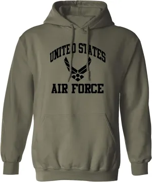 zerogravitee US Air Force Wings Adult Hooded Sweatshirt